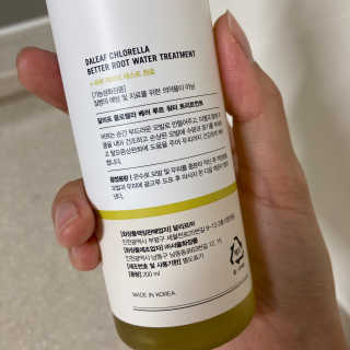 달리프 클로렐라 베러 루트 워터트리트먼트 200ml — 4.5점을 준 리뷰어가 2020년 10월 올린 사용 사진