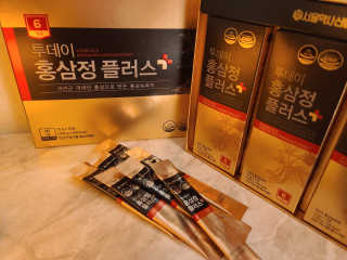 서울약사신협_투데이홍삼정플러스스틱_10g x 30포 — 5점을 준 리뷰어가 2020년 12월 올린 사용 사진