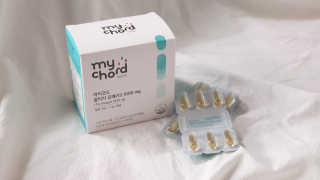 JW중외제약 마이코드 알티지 오메가3 1000 mg — 5점을 준 리뷰어가 2020년 7월 올린 사용 사진