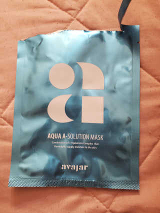 Avajar A-Solution 마스크 — 5점을 준 리뷰어가 2020년 10월 올린 사용 사진