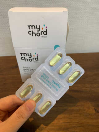 JW중외제약 마이코드 알티지 오메가3 1000 mg — 4점을 준 리뷰어가 2020년 7월 올린 사용 사진