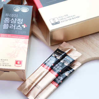 서울약사신협_투데이홍삼정플러스스틱_10g x 30포 — 5점을 준 리뷰어가 2020년 11월 올린 사용 사진
