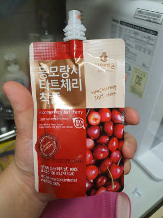 자연에온 몽모랑시 타트체리 착즙 100mL 10개입 2BOX — 5점을 준 리뷰어가 2020년 10월 올린 사용 사진