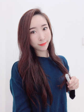 모즈헤어 휴대용 미니 고데기 — 5점을 준 리뷰어가 2020년 9월 올린 사용 사진