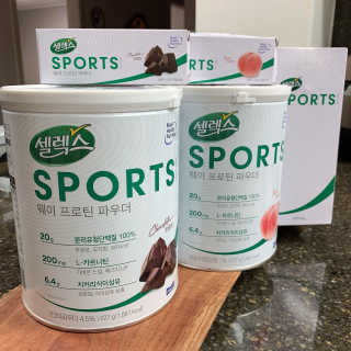 셀렉스스포츠 셀렉스 스포츠 웨이 프로틴 파우더 2종 택 1[원통형] — 5점을 준 리뷰어가 2020년 7월 올린 사용 사진