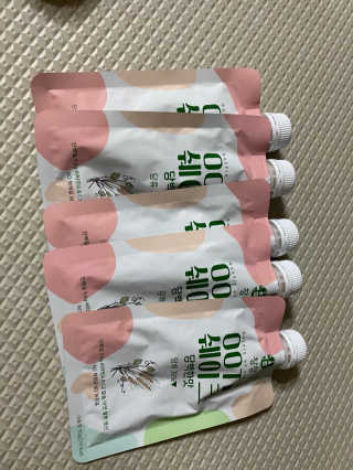 [꾸콤] 참참 OOTD쉐이크 담백한 일주일세트 50g x 5 — 5점을 준 리뷰어가 2020년 10월 올린 사용 사진