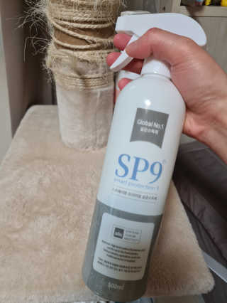 SP9 스프레이형 프리미엄 살균소독제 500ml+100ml — 5점을 준 리뷰어가 2020년 12월 올린 사용 사진