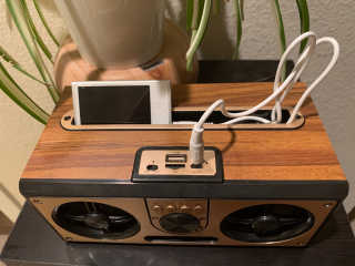 SEVIZ RETRO20W 레트로 블루투스 스피커 — 5점을 준 리뷰어가 2020년 10월 올린 사용 사진