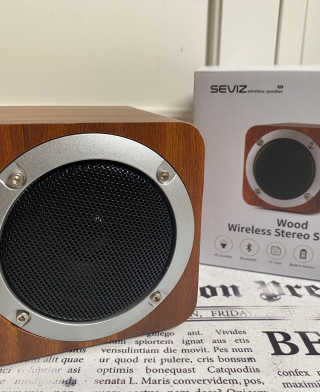 SEVIZ MINI10W 레트로 블루투스 스피커 — 5점을 준 리뷰어가 2020년 8월 올린 사용 사진