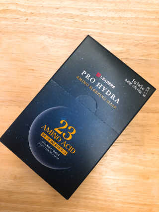 리더스코스메틱 리더스 프로 하이드라 아미노 슬리핑 마스크 — 4.5점을 준 리뷰어가 2020년 12월 올린 사용 사진