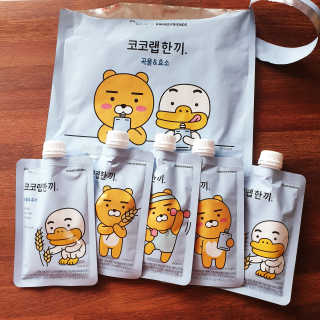 [코코랩] 코코랩 한끼 4 종 중 1종 랜덤 발송 — 5점을 준 리뷰어가 2020년 4월 올린 사용 사진