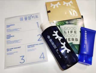 려 아로마 늦잠 꿀잠 샴푸 키트 — 5점을 준 리뷰어가 2020년 9월 올린 사용 사진