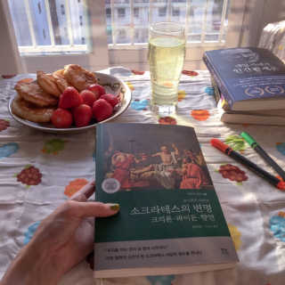 현대지성 소크라테스의 변명·크리톤·파이돈·향연 — 5점을 준 리뷰어가 2020년 4월 올린 사용 사진