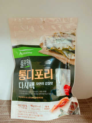 [풀무원] 자연의 감칠맛 통디포리, 통멸치 다시팩 세트 — 5점을 준 리뷰어가 2020년 5월 올린 사용 사진