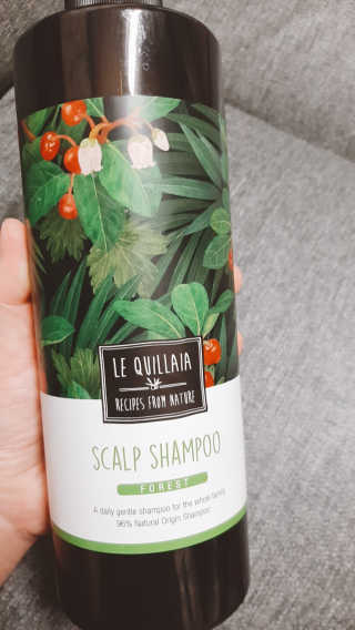 르퀼라야 스칼프 샴푸 810ml [가드니아/포레스트] — 5점을 준 리뷰어가 2020년 7월 올린 사용 사진