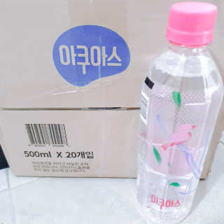 아쿠아스 플레이버워터 [아쿠아스] 제로칼로리 플레이버워터 복숭아/청포도 1BOX 20개입 — 5점을 준 리뷰어가 2020년 6월 올린 사용 사진
