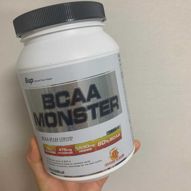 BCAA 몬스터 오렌지맛 리뷰 사진
