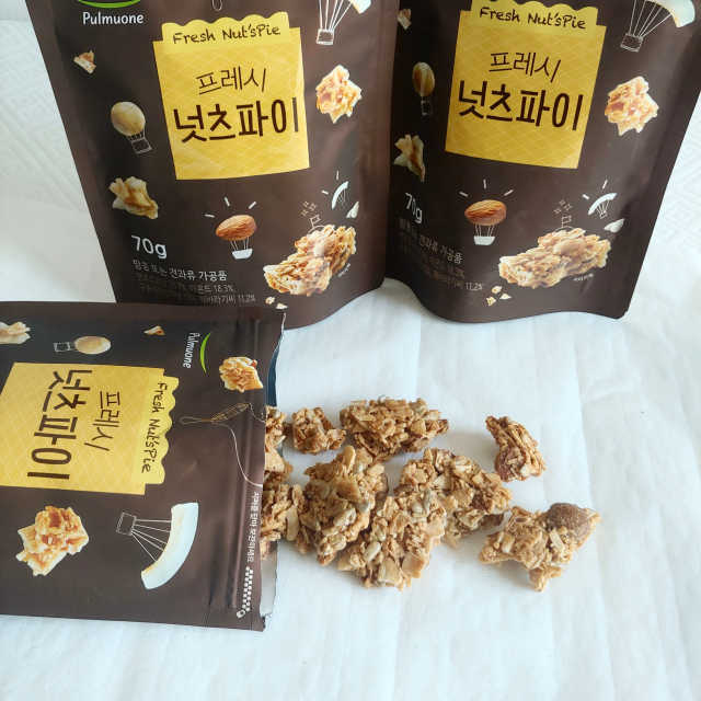 [풀무원] 프레시 넛츠파이 3개입 리뷰 사진