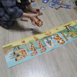 글자블록 펀트 FUNT 영어 친구들 — 5점을 준 리뷰어가 2020년 4월 올린 사용 사진