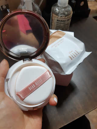 디어벨르 크림쿠션 DEAR BELLE CREAM COUSION — 5점을 준 리뷰어가 2020년 9월 올린 사용 사진