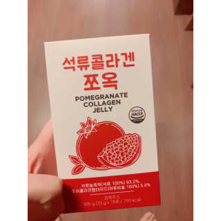조은약초 석류콜라겐 석류즙 석류쪼옥 젤리 스틱 15포 x 20g — 4점을 준 리뷰어가 2020년 9월 올린 사용 사진