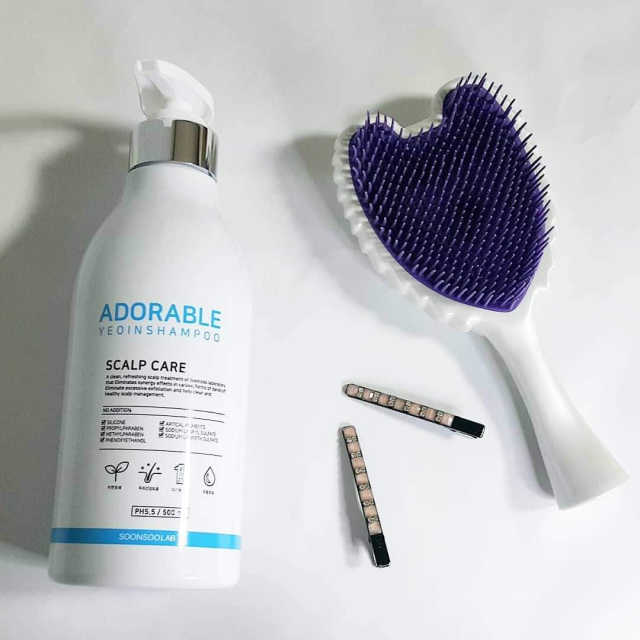 순수연구소 탈모증상완화 어도러블 여인 샴푸 500ml 리뷰 사진