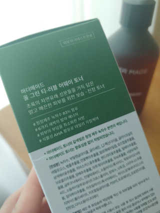[마더메이드] 올 그린 티-러블 어웨이 페이스 토너_K — 4점을 준 리뷰어가 2020년 10월 올린 사용 사진