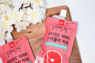 푸드마스터그룹 레몬킹 비타민C1000 곤약젤리 2종 — 5점을 준 리뷰어가 2020년 4월 올린 사용 사진