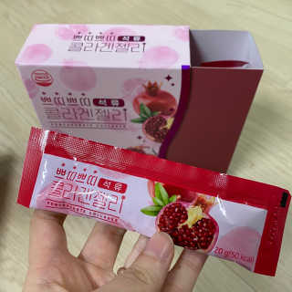 헬스업_쁘띠쁘띠석류콜라겐젤리_20g x 14포 — 5점을 준 리뷰어가 2020년 12월 올린 사용 사진