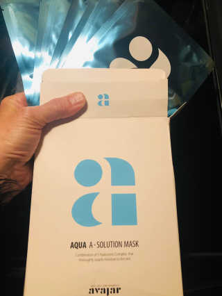 Avajar A-Solution 마스크 — 5점을 준 리뷰어가 2020년 12월 올린 사용 사진
