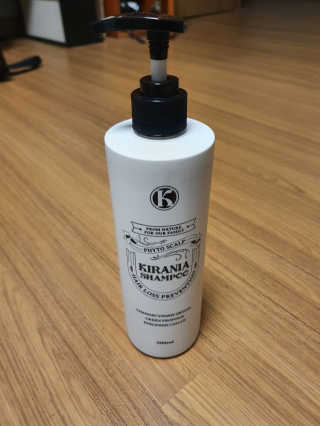 키라니아 피토스칼프 탈모완화 기능성샴푸 500ml — 5점을 준 리뷰어가 2020년 12월 올린 사용 사진