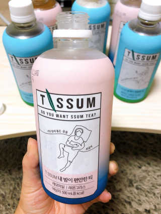 서울에프엔비 티썸 내 목이 청량한 티, 티썸 내 밤이 편안한 티 — 4.5점을 준 리뷰어가 2020년 10월 올린 사용 사진