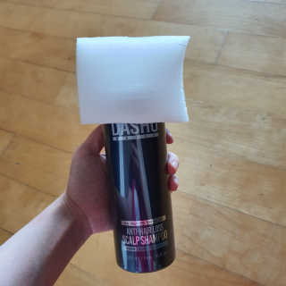 다슈코리아 다슈 데일리 단백질 한방 두피 골드 샴푸 500ml — 4점을 준 리뷰어가 2020년 4월 올린 사용 사진