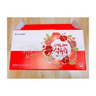 프롬바이오 오직 석류만 [그대로100 석류즙] 하루 1포로 건강하게 — 5점을 준 리뷰어가 2020년 6월 올린 사용 사진