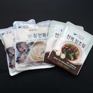 바다는다웰빙이다 완도사랑 전복죽 250g - 2팩 + 전복장조림 2팩 — 4점을 준 리뷰어가 2020년 8월 올린 사용 사진