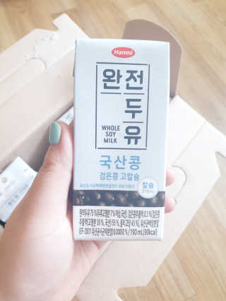 세상간단 완전푸드 [완전두유] 5종 — 5점을 준 리뷰어가 2020년 4월 올린 사용 사진