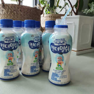 남양유업 [ 아인슈타인 ] 머리가 마시는 아인슈타인 킨더밀쉬 — 5점을 준 리뷰어가 2020년 7월 올린 사용 사진