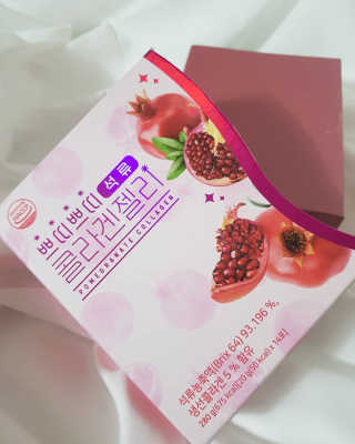 헬스업_쁘띠쁘띠석류콜라겐젤리_20g x 14포 — 5점을 준 리뷰어가 2020년 10월 올린 사용 사진