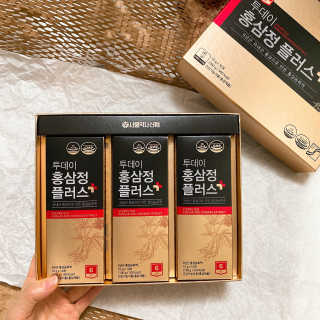 서울약사신협_투데이홍삼정플러스스틱_10g x 30포 — 5점을 준 리뷰어가 2020년 11월 올린 사용 사진