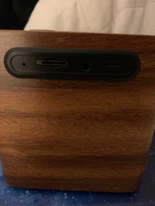 SEVIZ MINI10W 레트로 블루투스 스피커 — 4점을 준 리뷰어가 2020년 8월 올린 사용 사진