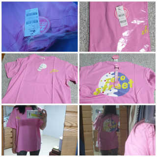 제로스트릿 ZERO STREET - BACK DONUT T-SHIRT 7 COLOR — 2점을 준 리뷰어가 2020년 7월 올린 사용 사진