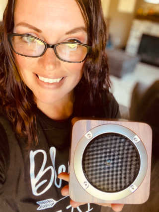 SEVIZ MINI10W 레트로 블루투스 스피커 — 5점을 준 리뷰어가 2020년 9월 올린 사용 사진