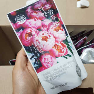 농사지음 약콩과 작두콩으로 만든 오늘두유 작약 — 4.5점을 준 리뷰어가 2020년 8월 올린 사용 사진