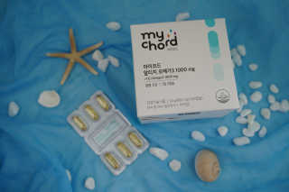 JW중외제약 마이코드 알티지 오메가3 1000 mg — 5점을 준 리뷰어가 2020년 8월 올린 사용 사진