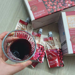 자연에온 몽모랑시 타트체리 착즙 100mL 10개입 2BOX — 5점을 준 리뷰어가 2020년 10월 올린 사용 사진