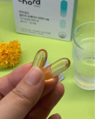 JW중외제약 마이코드 알티지 오메가3 1000 mg — 5점을 준 리뷰어가 2020년 8월 올린 사용 사진