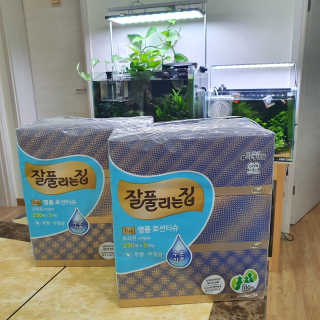 잘풀리는집 부드러운 모이스처 보습 미용 티슈 230매 — 5점을 준 리뷰어가 2020년 9월 올린 사용 사진