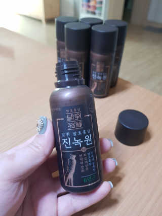 한국야쿠르트 발휘 발효홍삼 진녹綠원 — 5점을 준 리뷰어가 2020년 10월 올린 사용 사진
