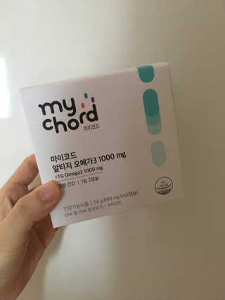 JW중외제약 마이코드 알티지 오메가3 1000 mg — 5점을 준 리뷰어가 2020년 7월 올린 사용 사진