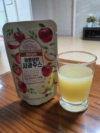 [가든농장]아람담은 사과주스 [가든농장] 아람담은 사과주스 120ml x 15포 — 4.5점을 준 리뷰어가 2020년 5월 올린 사용 사진
